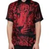 Dolce & Gabbana Red Leopard Silk Button Down Casual Men's Shirt 2 Dolce & Gabbana Red Leopard Silk Button Down Casual Men's Shirt -Lux Lair Store 4695031