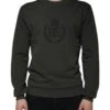 Dolce & Gabbana Army Green DG Crown Crew Neck Pullover Men's Sweater -Lux Lair Store 4695438
