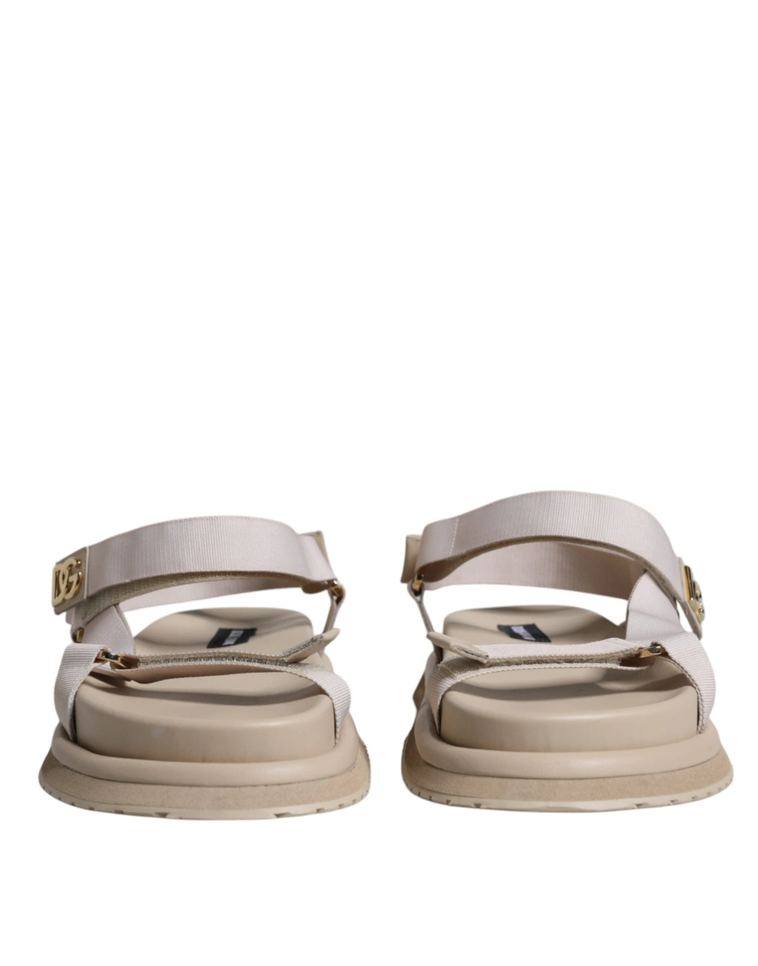 Dolce & Gabbana Beige Nappa Devotion Strap Men Sandals Men's Shoes 4 Dolce & Gabbana Beige Nappa Devotion Strap Men Sandals Men's Shoes - Image 2