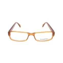 Ermenegildo Zegna Brown Plastic Men's Frames