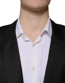 Dolce & Gabbana Black Wool Single Breasted Formal Men's Suit -Lux Lair Store 4734078