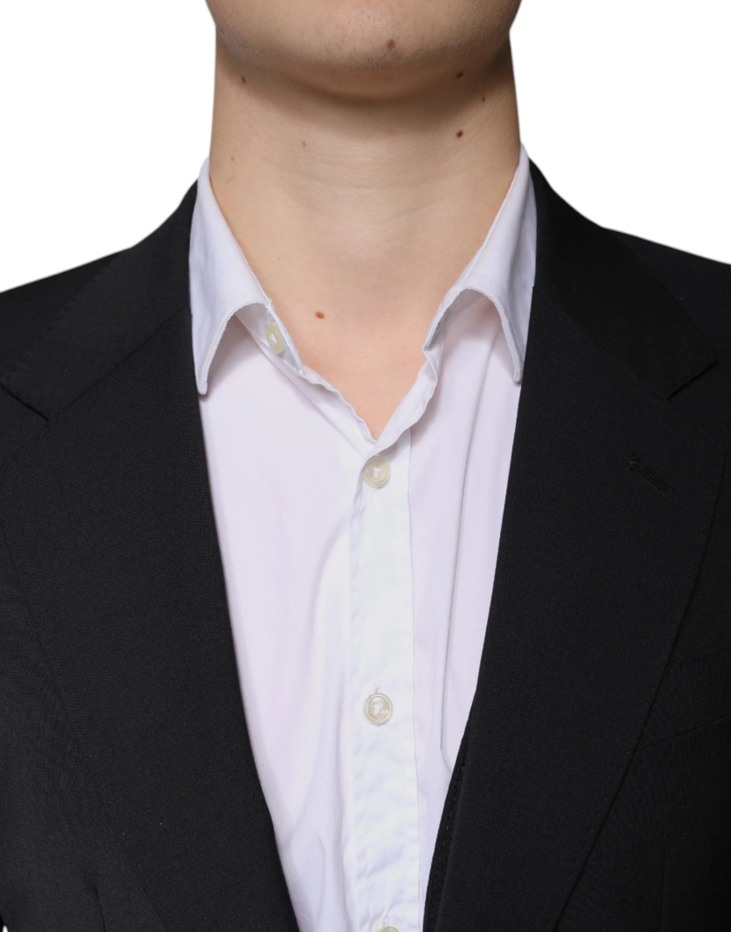 Dolce & Gabbana Black Wool 3 Piece Slim Fit Formal Men Men's Suit 6 Dolce & Gabbana Black Wool 3 Piece Slim Fit Formal Men Men's Suit - Image 4