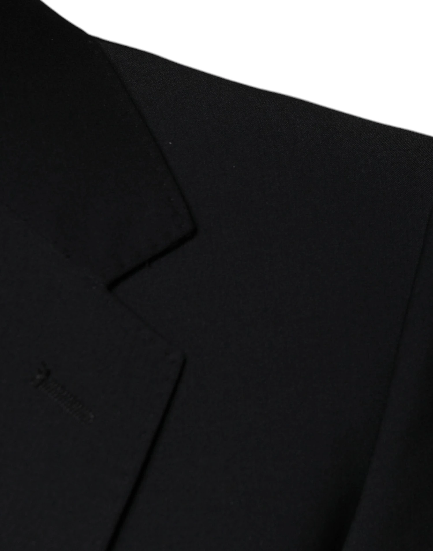 Dolce & Gabbana Black Wool 3 Piece Slim Fit Formal Men Men's Suit 7 Dolce & Gabbana Black Wool 3 Piece Slim Fit Formal Men Men's Suit - Image 5