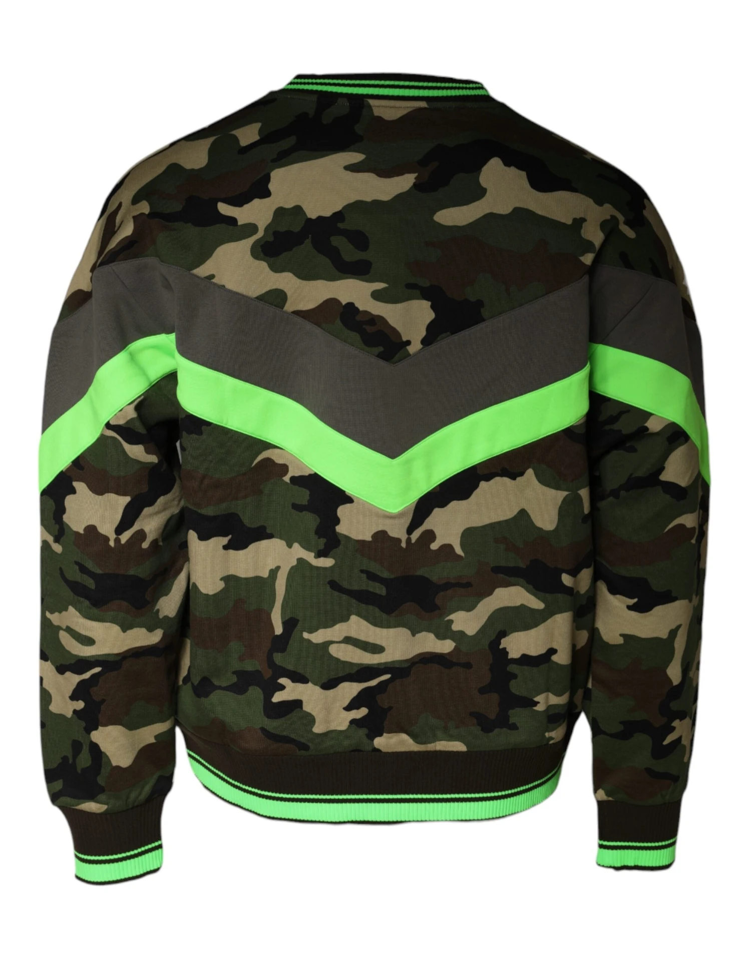 Dolce & Gabbana Multicolor Camouflage Sweatshirt Men's Sweater (Pre-Owned) 7 Dolce & Gabbana Multicolor Camouflage Sweatshirt Men's Sweater (Pre-Owned) - Image 5