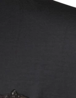 Dolce & Gabbana Gray Crown Bee Embroidery Pullover Men's Sweater (Pre-Owned) -Lux Lair Store 4738019