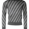 Dolce & Gabbana Gray Stripes Long Sleeve Round Neck Pullover Men's Sweater 1 Dolce & Gabbana Gray Stripes Long Sleeve Round Neck Pullover Men's Sweater -Lux Lair Store 4738479