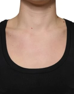 Dolce & Gabbana Black Cotton Tank Sleeveless Men Men's T-shirt (Pre-Owned) -Lux Lair Store 4739740