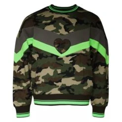 Dolce & Gabbana Multicolor Camouflage Sweatshirt Men's Sweater (Pre-Owned)