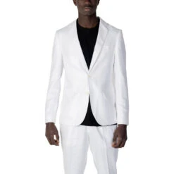 Antony Morato White Linen Men's Blazer