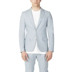 Antony Morato Green Linen Men's Blazer