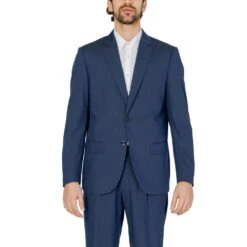 Antony Morato Blue Polyester Men's Blazer