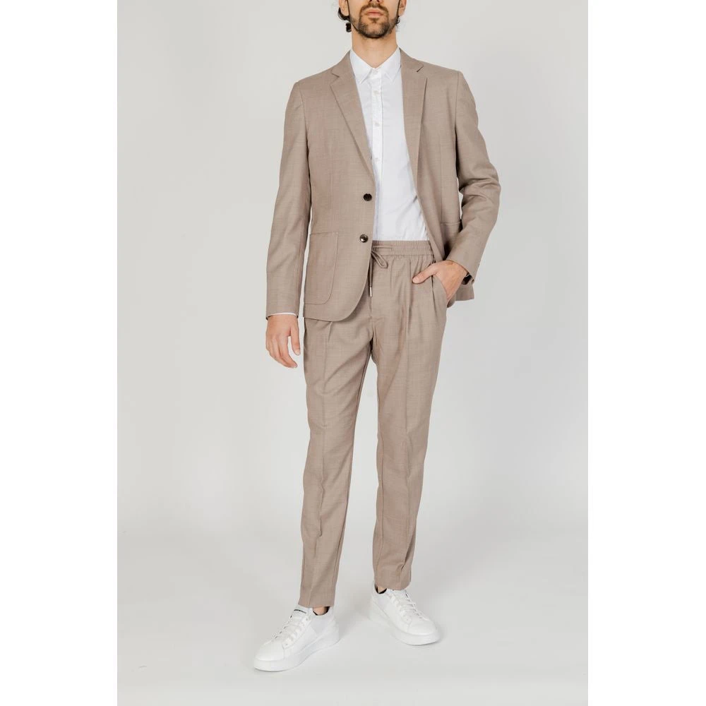 Antony Morato Beige Polyester Men's Blazer 7 Antony Morato Beige Polyester Men's Blazer - Image 5