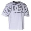 Dolce & Gabbana White Logo Print Crew Neck Men's T-shirt (Pre-Owned) -Lux Lair Store 4776775
