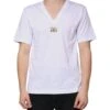 Dolce & Gabbana White Logo Cotton Vneck Short Sleeve Men's T-shirt (Pre-Owned) 1 Dolce & Gabbana White Logo Cotton Vneck Short Sleeve Men's T-shirt (Pre-Owned) -Lux Lair Store 4776847