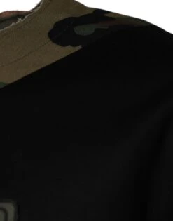 Dolce & Gabbana Multicolor Camouflage Cotton Round Neck Men's T-shirt (Pre-Owned) -Lux Lair Store 4777040