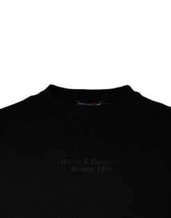 Dolce & Gabbana Black Leopard Cotton Short Sleeves Men's T-shirt (Pre-Owned) -Lux Lair Store 4777637