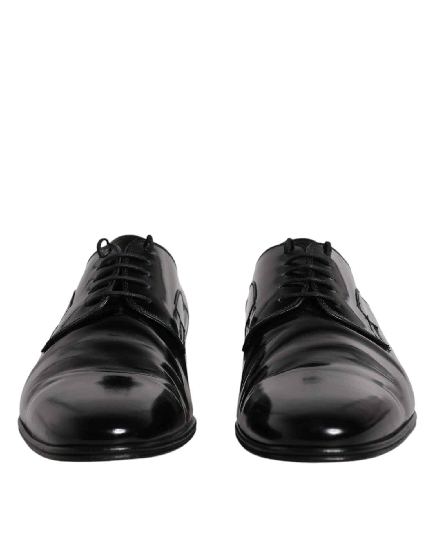 Dolce & Gabbana Black Leather Lace Up Derby Formal Men's Shoes (Pre-Owned) 4 Dolce & Gabbana Black Leather Lace Up Derby Formal Men's Shoes (Pre-Owned) - Image 2