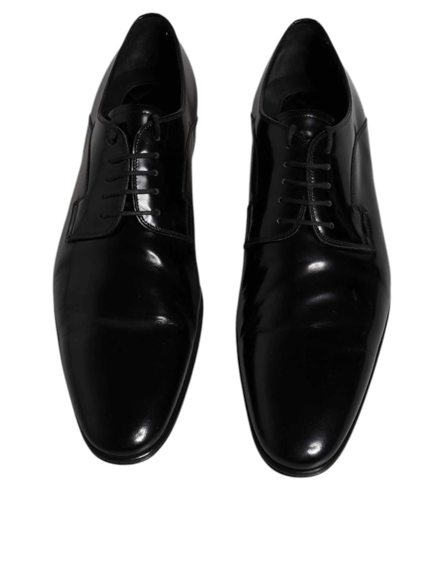 Dolce & Gabbana Black Leather Lace Up Derby Formal Men's Shoes (Pre-Owned) 5 Dolce & Gabbana Black Leather Lace Up Derby Formal Men's Shoes (Pre-Owned) - Image 3