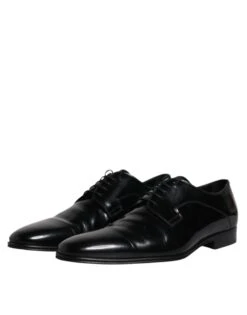 Dolce & Gabbana Black Leather Lace Up Derby Formal Men's Shoes (Pre-Owned) 11 Dolce & Gabbana Black Leather Lace Up Derby Formal Men's Shoes (Pre-Owned) -Lux Lair Store 4781393