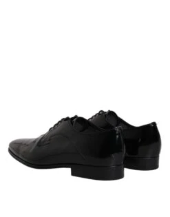 Dolce & Gabbana Black Leather Lace Up Derby Formal Men's Shoes (Pre-Owned) 12 Dolce & Gabbana Black Leather Lace Up Derby Formal Men's Shoes (Pre-Owned) -Lux Lair Store 4781394