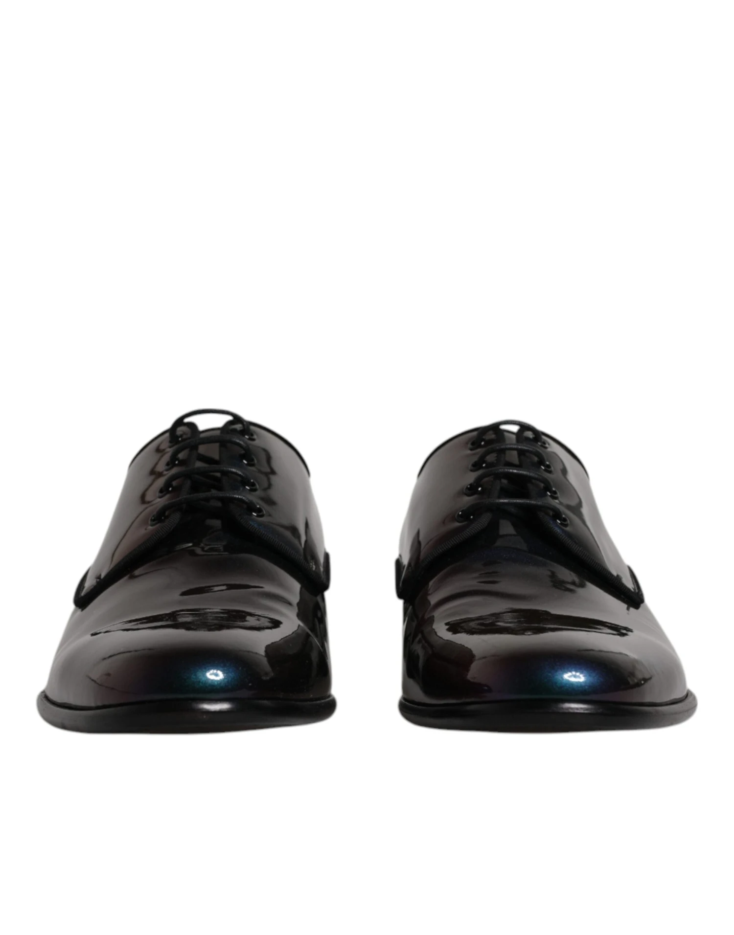 Dolce & Gabbana Peacock Patent Leather Derby Men Dress Men's Shoes 4 Dolce & Gabbana Peacock Patent Leather Derby Men Dress Men's Shoes - Image 2