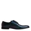 Dolce & Gabbana Peacock Patent Leather Derby Men Dress Men's Shoes