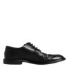 Dolce & Gabbana Black Leather Derby Wingtip Formal Men's Shoes (Pre-Owned) 1 Dolce & Gabbana Black Leather Derby Wingtip Formal Men's Shoes (Pre-Owned) -Lux Lair Store 4782934