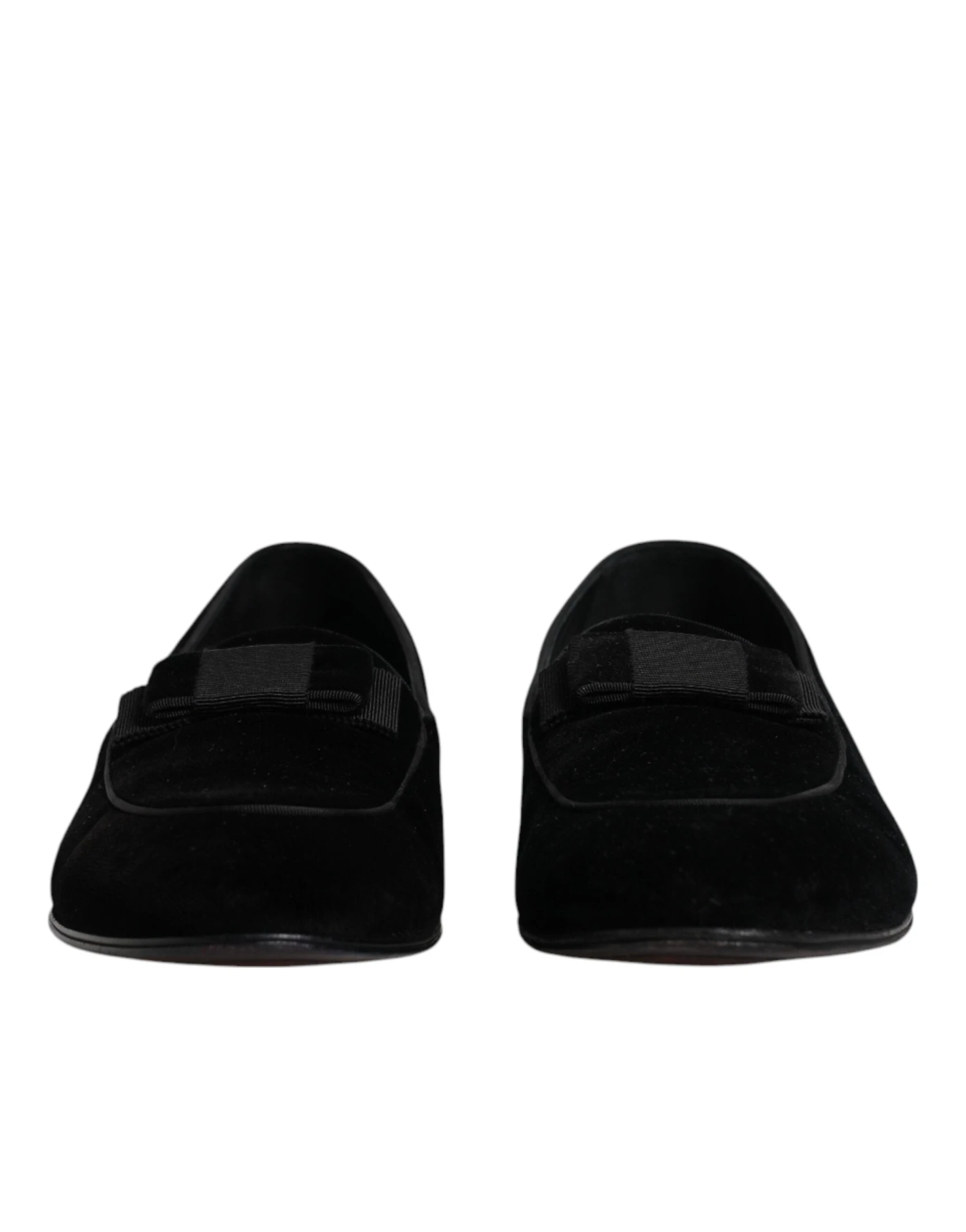 Dolce & Gabbana Black Velvet Loafers Formal Men Dress Men's Shoes (Pre-Owned) 4 Dolce & Gabbana Black Velvet Loafers Formal Men Dress Men's Shoes (Pre-Owned) - Image 2