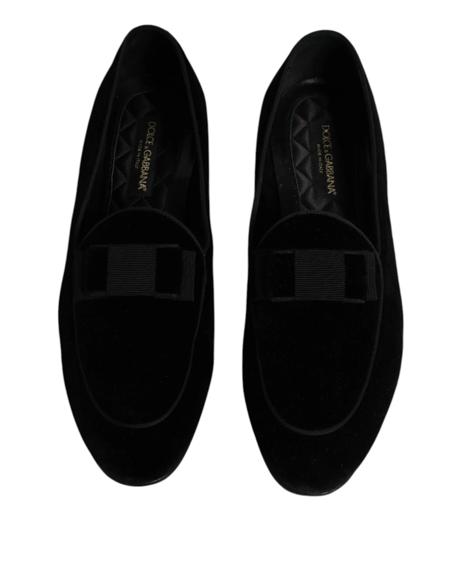 Dolce & Gabbana Black Velvet Loafers Formal Men Dress Men's Shoes (Pre-Owned) 5 Dolce & Gabbana Black Velvet Loafers Formal Men Dress Men's Shoes (Pre-Owned) - Image 3