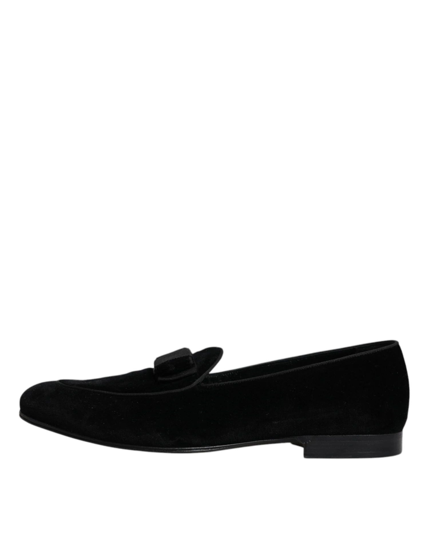 Dolce & Gabbana Black Velvet Loafers Formal Men Dress Men's Shoes (Pre-Owned) 8 Dolce & Gabbana Black Velvet Loafers Formal Men Dress Men's Shoes (Pre-Owned) - Image 6