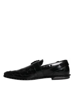 Dolce & Gabbana Black Embellished Derby Monk Strap Men's Shoes (Pre-Owned) 11 Dolce & Gabbana Black Embellished Derby Monk Strap Men's Shoes (Pre-Owned) -Lux Lair Store 4786537