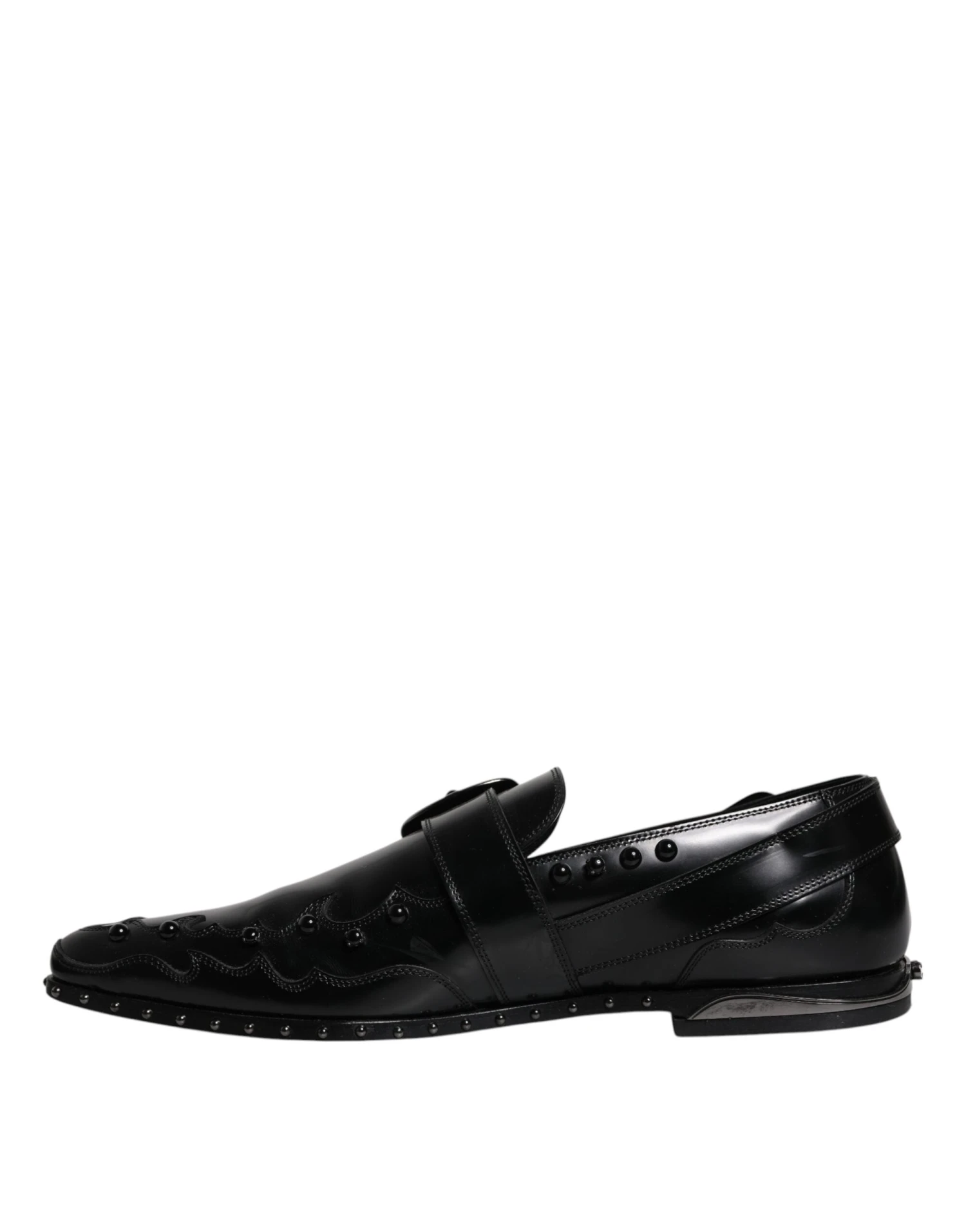 Dolce & Gabbana Black Embellished Derby Monk Strap Men's Shoes (Pre-Owned) 7 Dolce & Gabbana Black Embellished Derby Monk Strap Men's Shoes (Pre-Owned) - Image 5