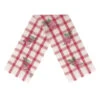 Gucci Unisex Off White Wool Plaid Rose Print Scarf Muffler 2 Gucci Unisex Off White Wool Plaid Rose Print Scarf Muffler -Lux Lair Store 481896 9274 8077692755 1