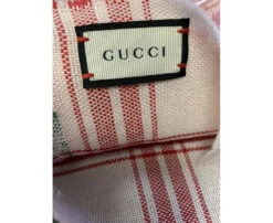 Gucci Unisex Off White Wool Plaid Rose Print Scarf Muffler -Lux Lair Store 481896 9274 8077692755 4