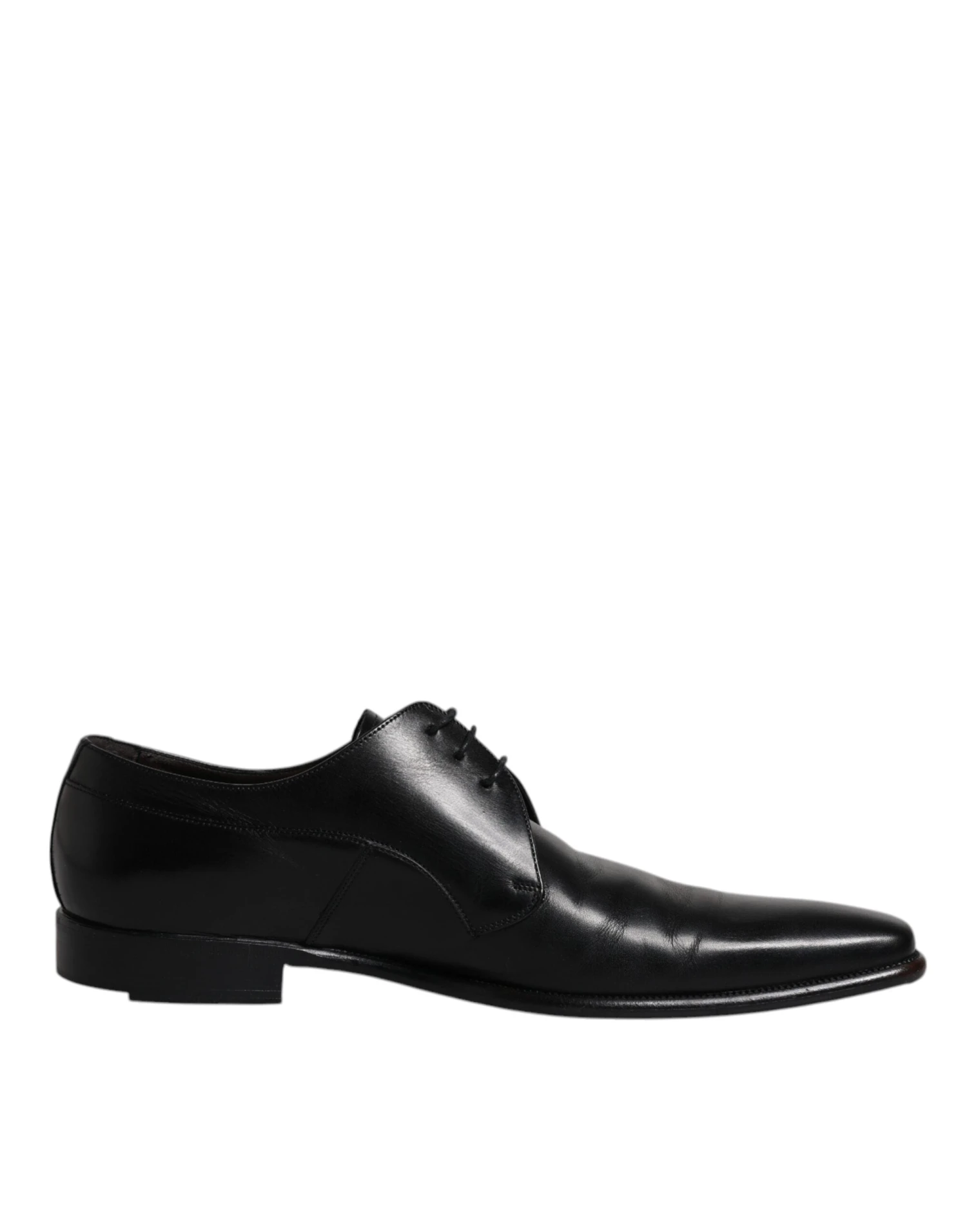 Dolce & Gabbana Black Leather Derby Men Formal Dress Men's Shoes (Pre-Owned) 3 Dolce & Gabbana Black Leather Derby Men Formal Dress Men's Shoes (Pre-Owned)