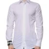 Dolce & Gabbana White Cotton Slim Fit GOLD Men Dress Men's Shirt (Pre-Owned) -Lux Lair Store 4822610