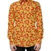 Dolce & Gabbana Yellow Cherry Cotton MARTINI Dress Men's Shirt -Lux Lair Store 4822969