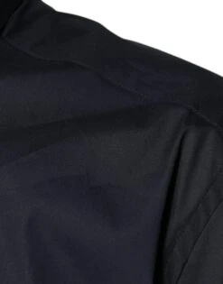 Dolce & Gabbana Black Cotton Blend Formal GOLD Dress Men's Shirt -Lux Lair Store 4823306