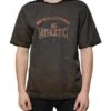 Dolce & Gabbana Brown Graphic Print Cotton Round Neck Men's T-shirt