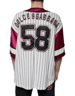 Dolce & Gabbana Multicolor Logo Jersey Button V-neck Men's T-shirt 9 Dolce & Gabbana Multicolor Logo Jersey Button V-neck Men's T-shirt -Lux Lair Store 4823502