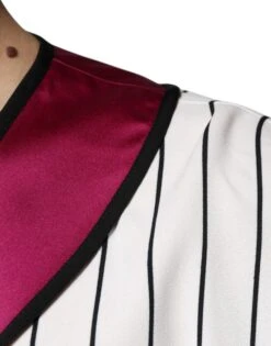 Dolce & Gabbana Multicolor Logo Jersey Button V-neck Men's T-shirt 11 Dolce & Gabbana Multicolor Logo Jersey Button V-neck Men's T-shirt -Lux Lair Store 4823504