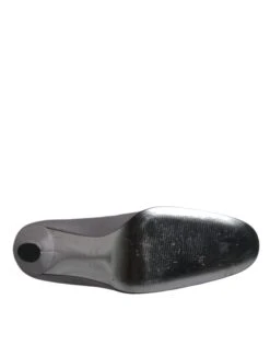 Dolce & Gabbana Gray Suede Leather High Heel Pumps Women's Shoes 13 Dolce & Gabbana Gray Suede Leather High Heel Pumps Women's Shoes -Lux Lair Store 4824851