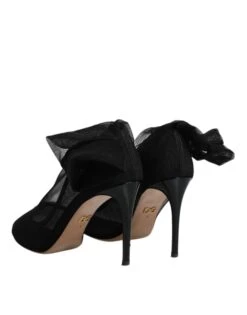 Dolce & Gabbana Black Nylon Mesh Sock Style Boots Women's Shoes (Pre-Owned) -Lux Lair Store 4825669