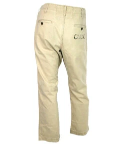 Gucci Men's Light Brown Washed Cotton Pant With Gucci Print On Back 489281 2028 -Lux Lair Store 489281 2028 us 2038 4