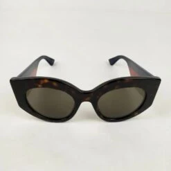 Gucci Havana Oversized Cat Eye Acetate Sylvie Web Sunglasses -Lux Lair Store 504323 1909 808040144 20 206