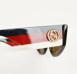 Gucci Havana Oversized Cat Eye Acetate Sylvie Web Sunglasses -Lux Lair Store 504323 1909 808040144 20 208