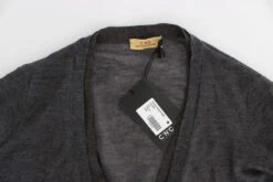 Costume National Gray Wool Button Cardigan Men's Sweater -Lux Lair Store 50489