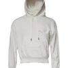 Dolce & Gabbana White Logo Hooded Pullover Men Sweatshirt Men's Sweater (Pre-Owned) -Lux Lair Store 5302670