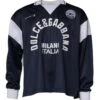 Dolce & Gabbana Blue Logo Jersey Collared Pullover Men's Sweater -Lux Lair Store 5305187