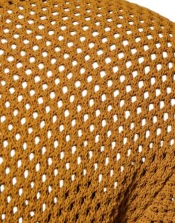 Dolce & Gabbana Brown Perforated Collared Short Sleeves Men's T-shirt (Pre-Owned) 9 Dolce & Gabbana Brown Perforated Collared Short Sleeves Men's T-shirt (Pre-Owned) -Lux Lair Store 5307702